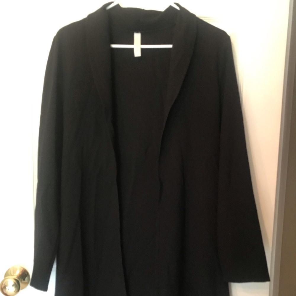 Black cardigan